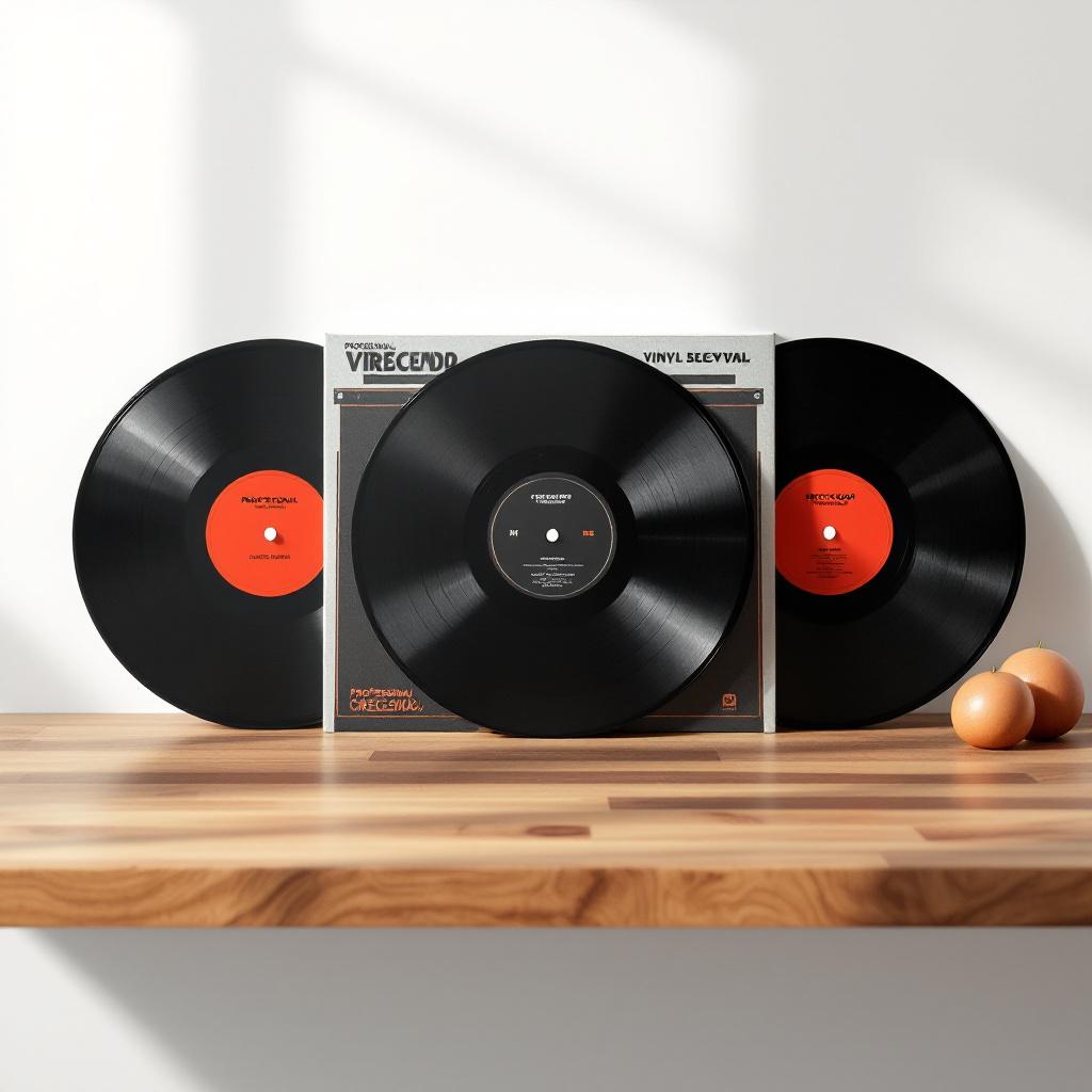 Crescendo Vinyl Revival: Classic Rock Selection — Curated selection of five iconic classic rock vinyl records for true music