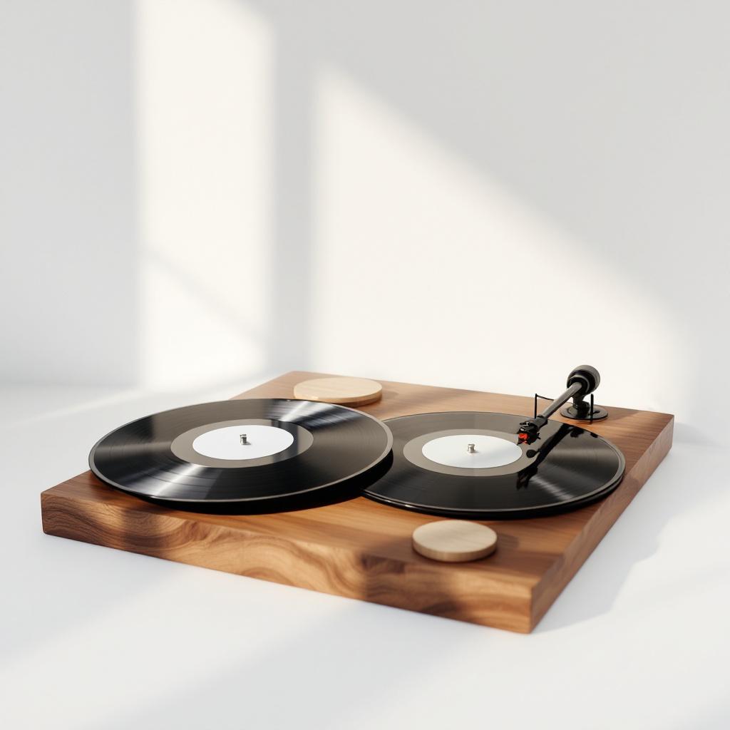 Vinyl Reverence: Classic Rock Legacy Set — Explore the essence of classic rock with five curated vintage vinyl records in a